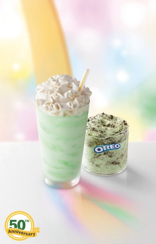 The Oreo Shamrock McFlurry is a limited-edition treat.