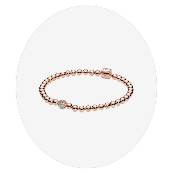 Beads & Pave Bracelet