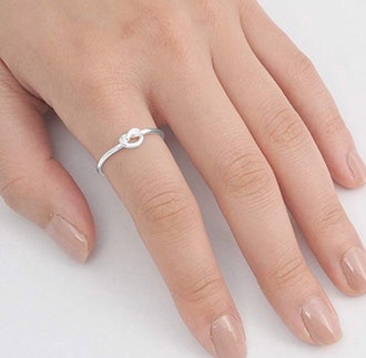 Sac Silver Sterling Silver Knot Ring