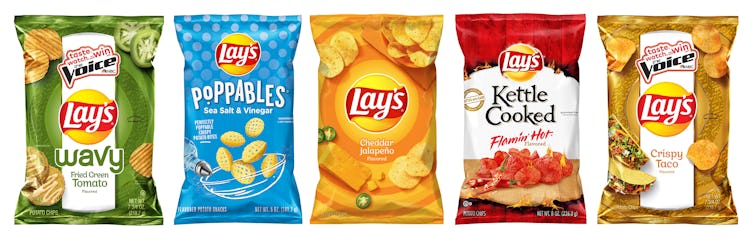 Lay's new Potato Chip flavors include Fried Green Tomato and Crispy Taco