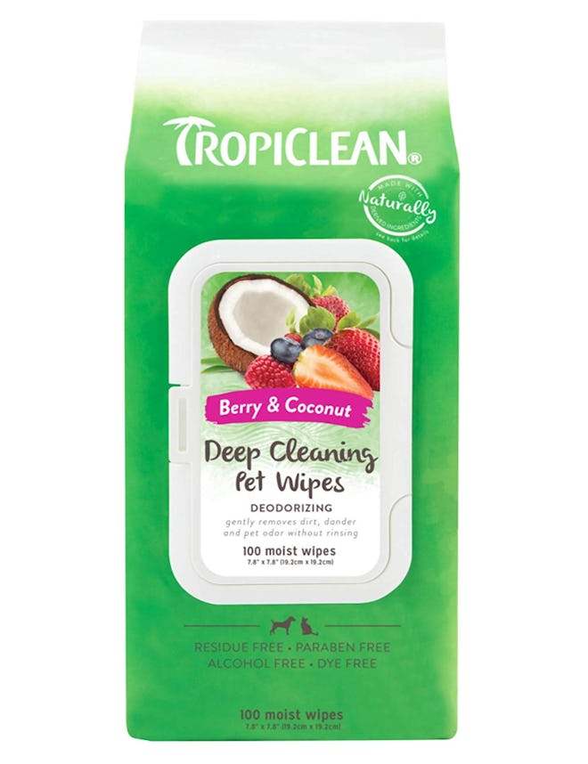 TropiClean Cleaning Wipes for Pets