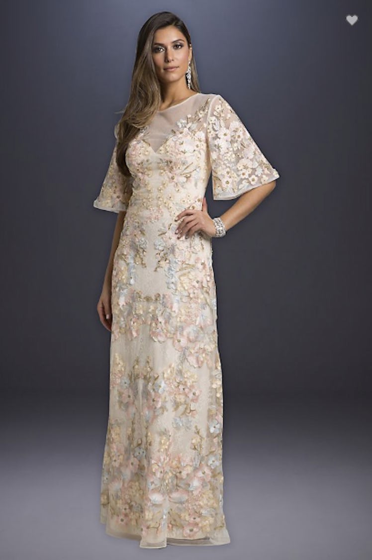 Lara Alexis Floral Lace Wedding Dress