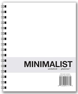 Action Publishing Undated Minimalist Day Planner