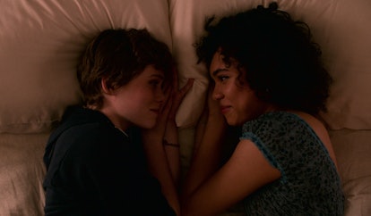 Sophia Lillis and Sofia Bryant as Syd and Dina in 'I Am Not Okay with This'