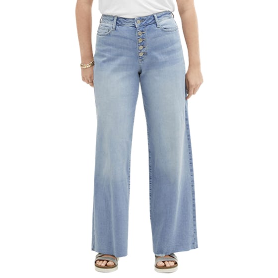 a.n.a Women's High-Rise Wide-Leg Jean