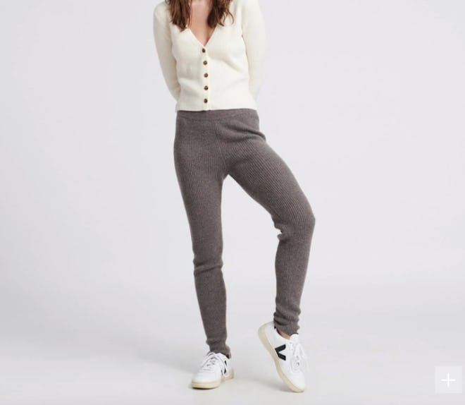 Cashmere Lounge Pants Heathered Brown