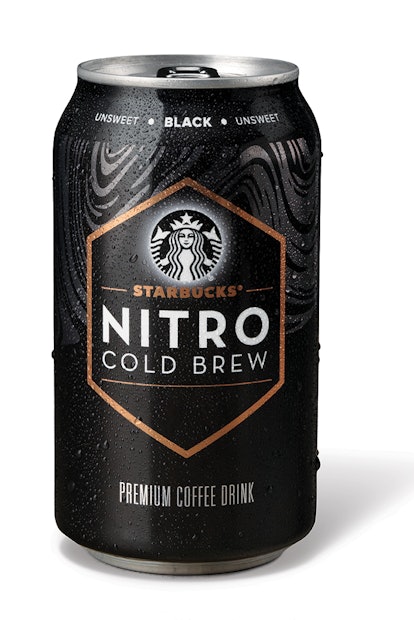 Starbucks Is Selling Nitro Cold Brew Cans in three flavors.