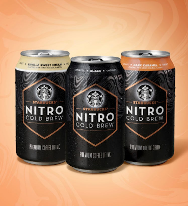 Starbucks is selling Nitro Cold Brew Cans in three flavors.