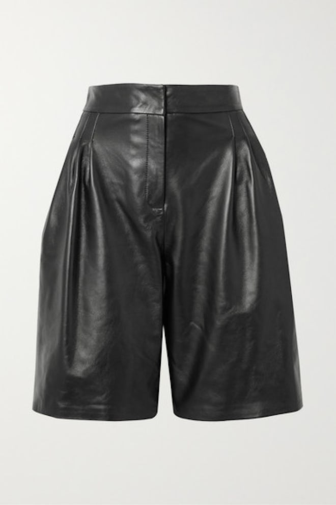 Grant Leather Shorts