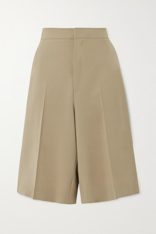 Praline Wool-Blend Shorts