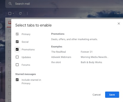 You can organize your inbox right from your Gmail account. 