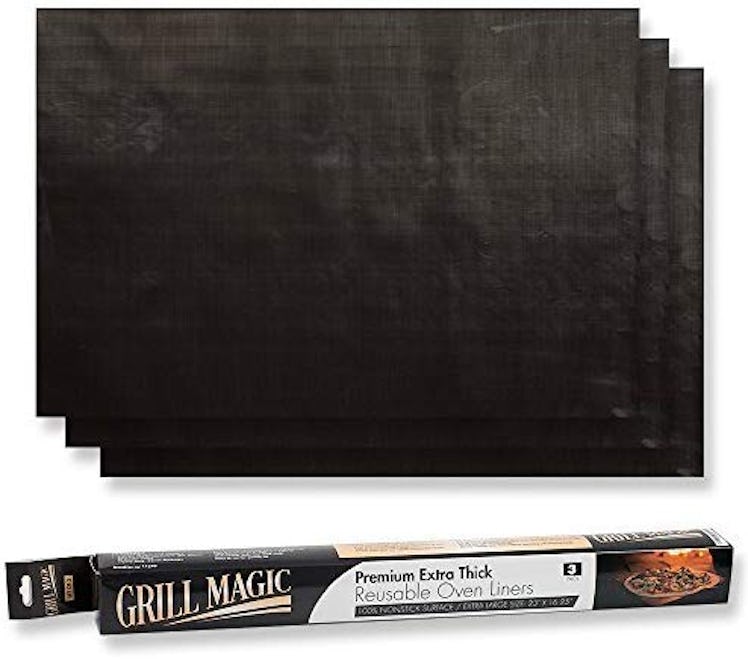 Grill Magic Non-Stick Heavy Duty Oven Liners (3-Pack)