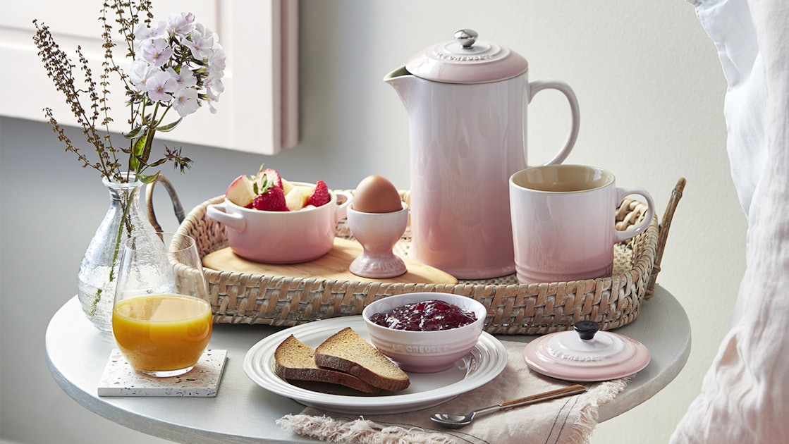 Creuset's Shell Pink Collection Is An Instagram Foodie's Dream