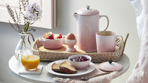 Le Creuset's Shell Pink collection will add a romantic touch to your kitchenware