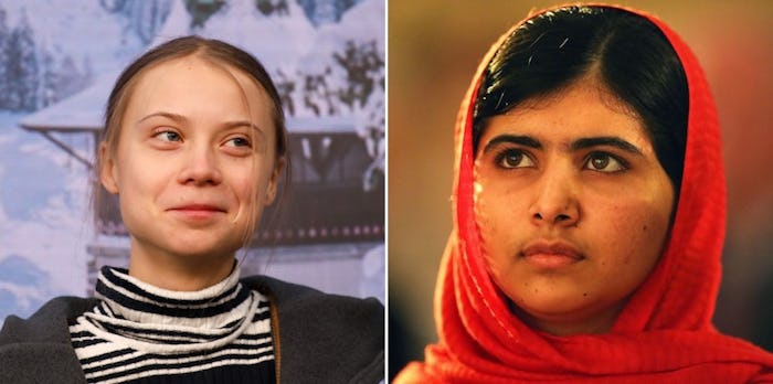 Greta Thunberg and Malala Yousafzai met earlier this weekend in the United Kingdom.