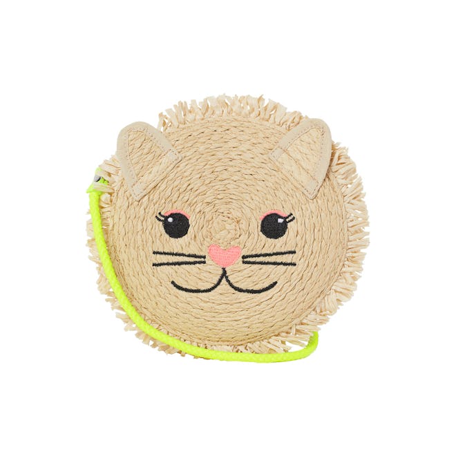 Lion-shaped Straw Bag