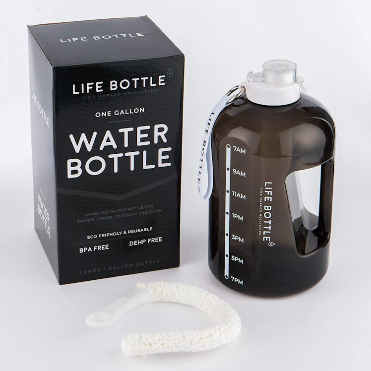 Life Bottle Time Marked Water Bottle