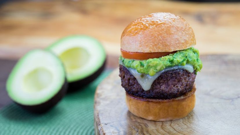 Disney's new plant-based meat options include a Petite Impossible Burger with avocado.