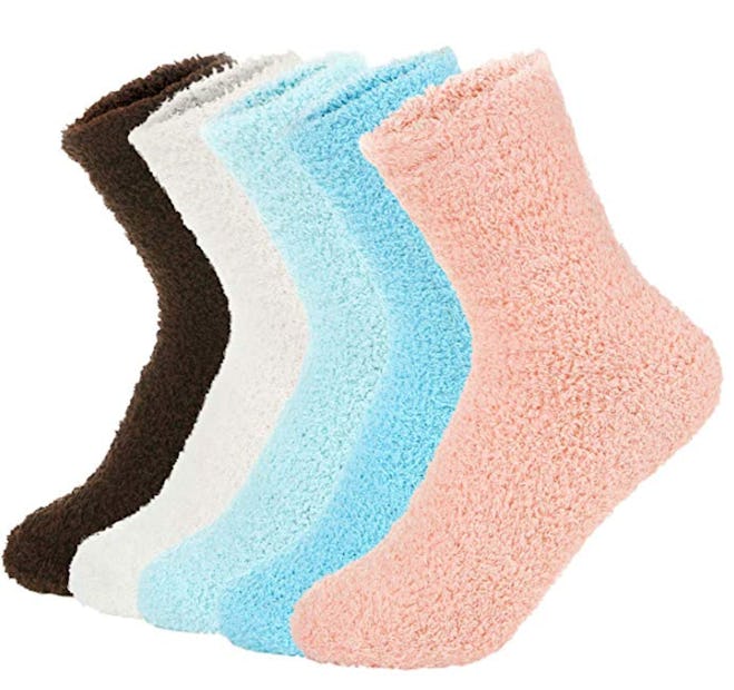 Zando Plush Slipper Sock (5-Pack)