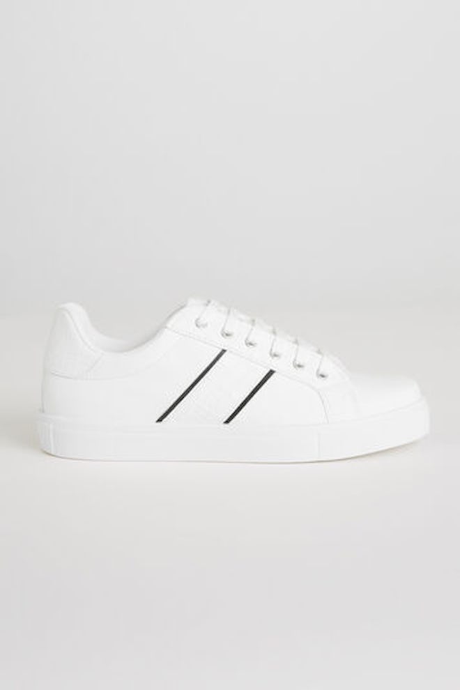Warehouse Classic Lace Up Trainer