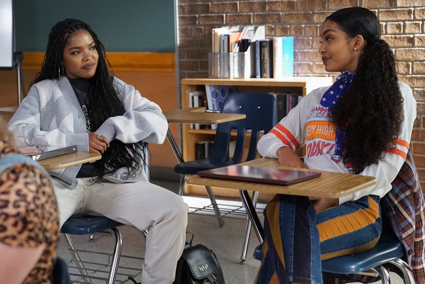 Zoey becomes friends with Luca's new girlfriend Jillian on 'grown-ish.'