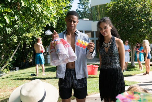 Still from Netflix's #realityhigh, about a dorky teen who gets her crush's attention.