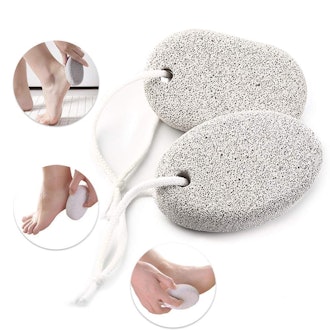 PHOGARY Natural Pumice Stone for Feet (2-Pieces)