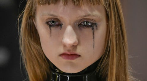 Gucci Beauty's new Mascara L’Obscur on model.
