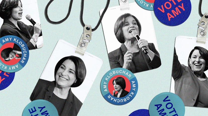 Amy Klobuchar’s photo on her campaign's promo material