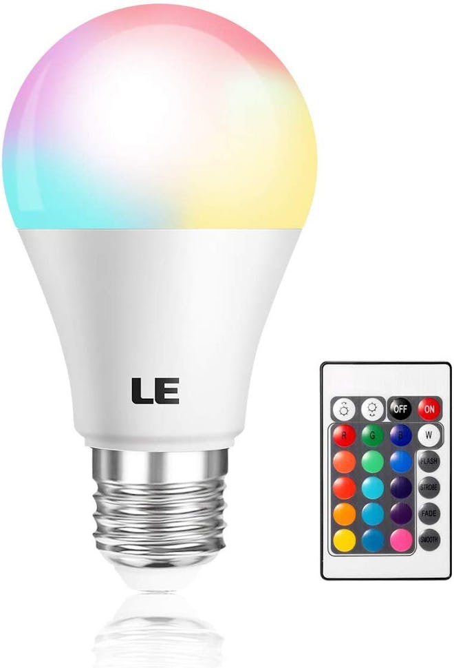 Lighting EVER Color Changing Light Bulb with Remote