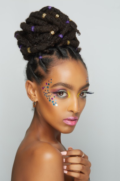 A makeup look using UOMA Beauty's Black Magic Carnival Collection.