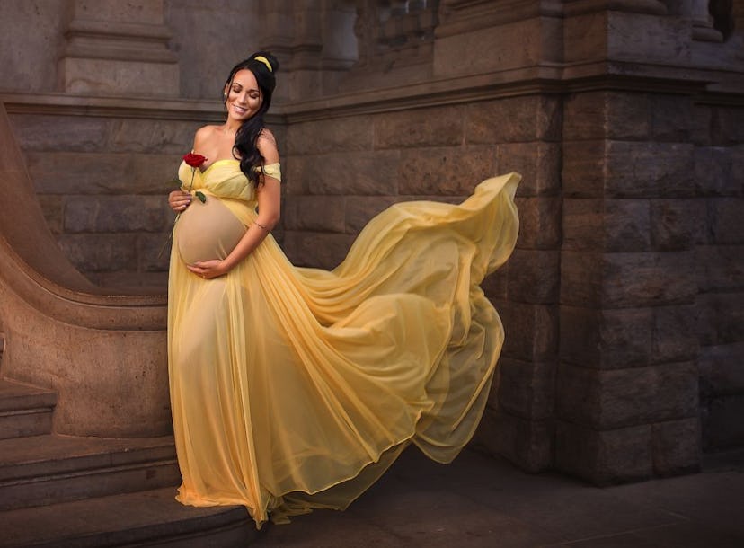 This photographer celebrated expecting moms by transforming them into Disney princesses.