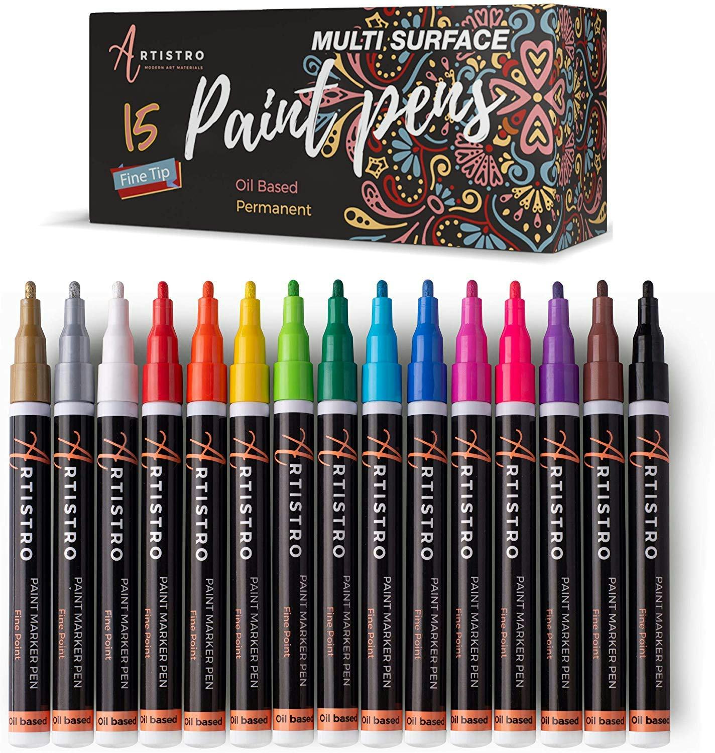 The 5 Best Paint Pens For Wood   4a1c8e4c B879 47ac 88bc 1d549efc5941 Artistro Paint Pens 15 Pack 