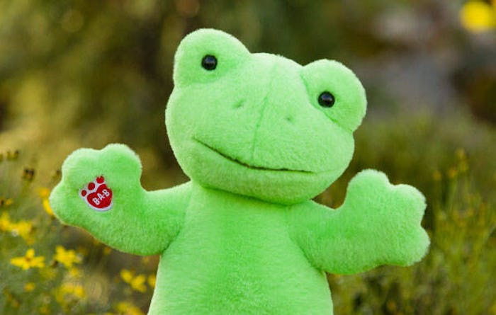 build-a-bear's spring frog