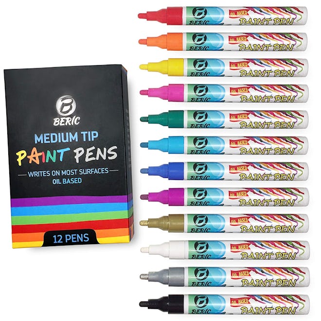 Beric Premium Paint Pens (12-Pack) 