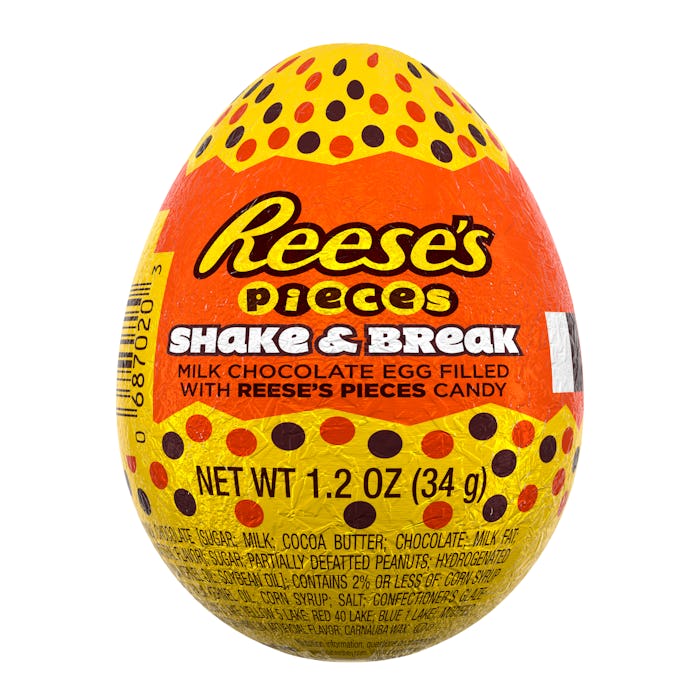 A Picture of a Reese egg from Hershey's