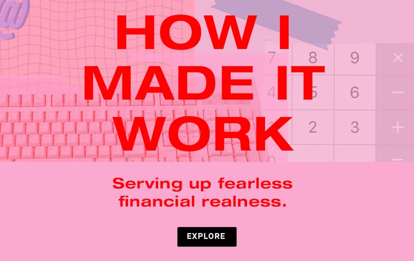 A cover of Bustle's 'How I made it work' issue