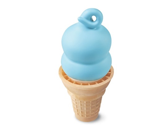 dairy queen's cotton candy dipped cone