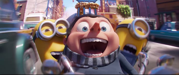"The Minions: The Rise of Gru'" features the supervillain as a kid.