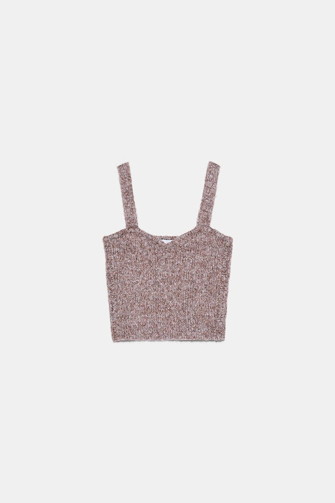 Twisted Knit Crop Top