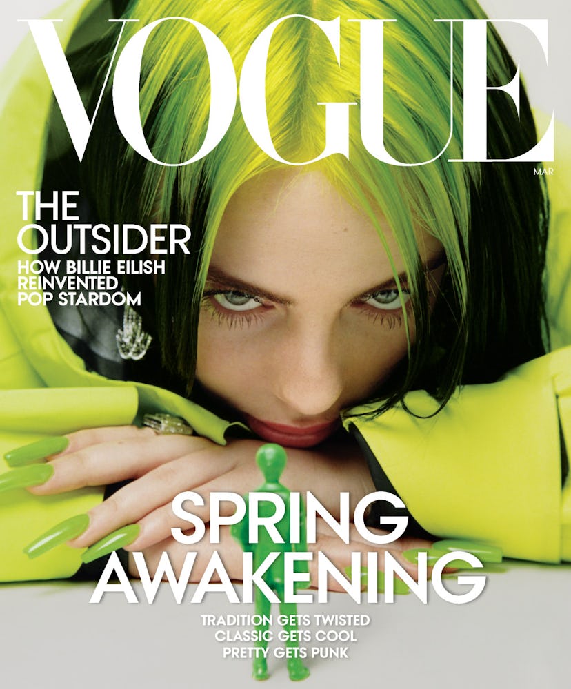 Billie Eilish's Vogue covers captures her personal style. 