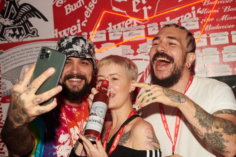 Budweiser launched #SelfieBud as a way to make it easier to take Super Bowl selfies.
