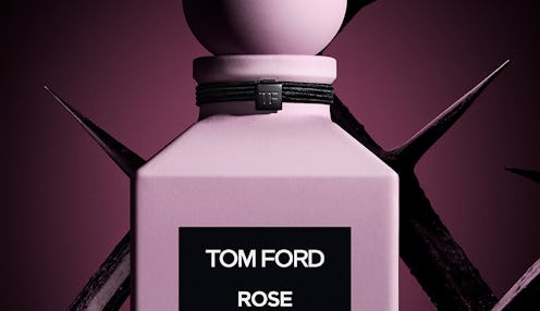 Tom Ford's new Rose Prick fragrance in bottle.