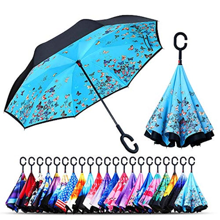 Owen Kyne Windproof Folding Inverted Umbrella