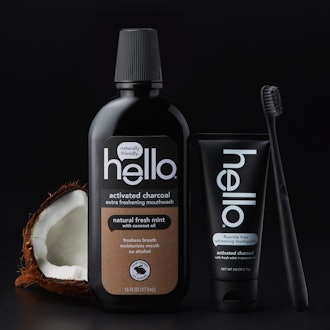 Hello Oral Care Activated Charcoal Mouthwash