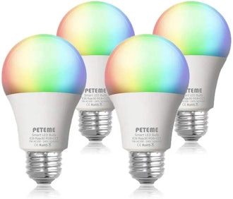 Peteme Smart LED Light Bulb (4-Pack)