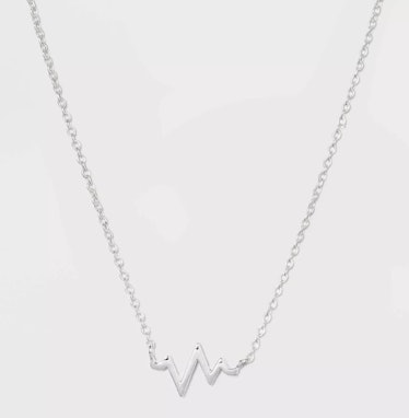 Target Sterling Silver Heart Beat Necklace