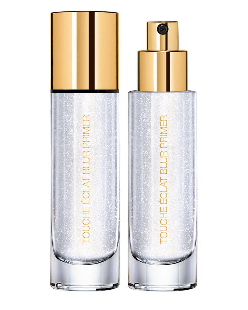 YSL Beauty's new Touche Éclat Blur Primer Silver in bottle.