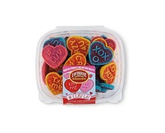 Lofthouse Valentine Message Heart Sugar Cookies