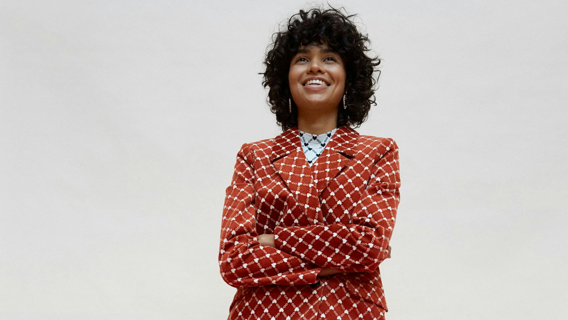 Heart print outfits to wear this Valentine's Day